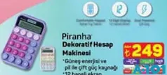 PİRANHA DEKORATİF HESAP MAKİNESİ